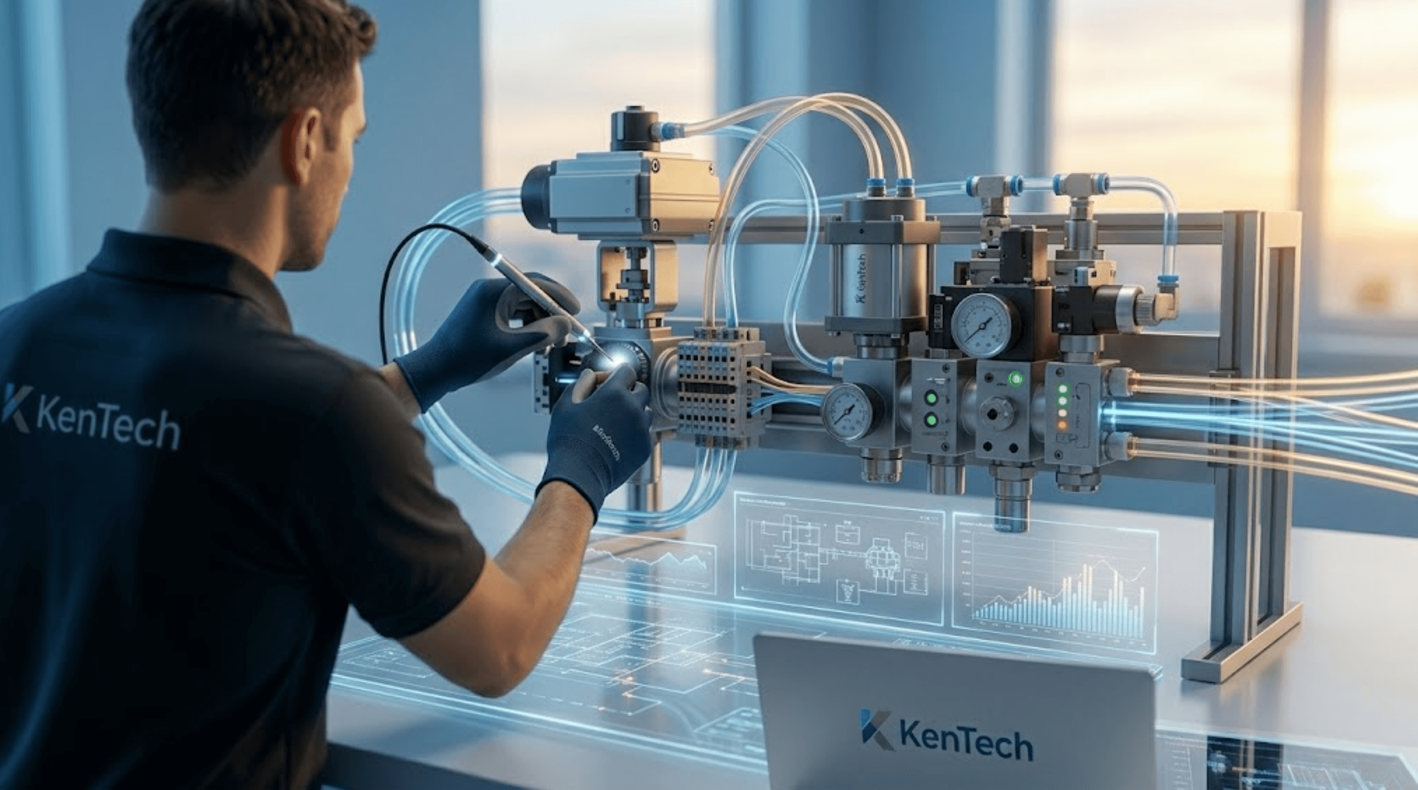 Panneaux de contrôles de vannes pneumatiques